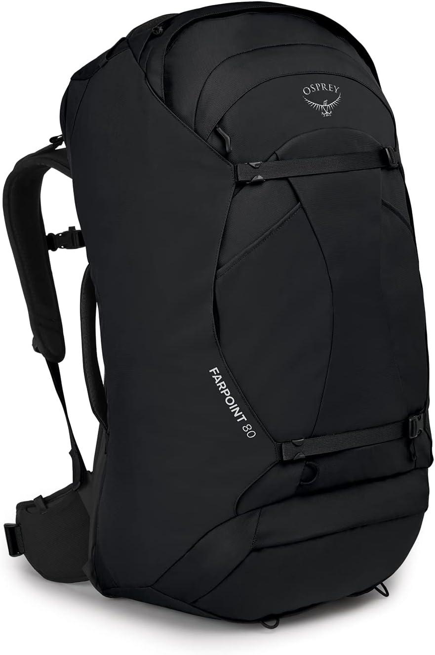 imageOsprey Farpoint 55L Mens Travel Backpack Gopher GreenBlack