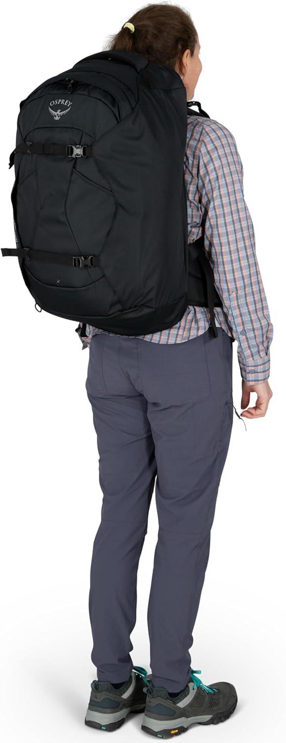 imageOsprey Farpoint 55L Mens Travel Backpack Gopher GreenBlack