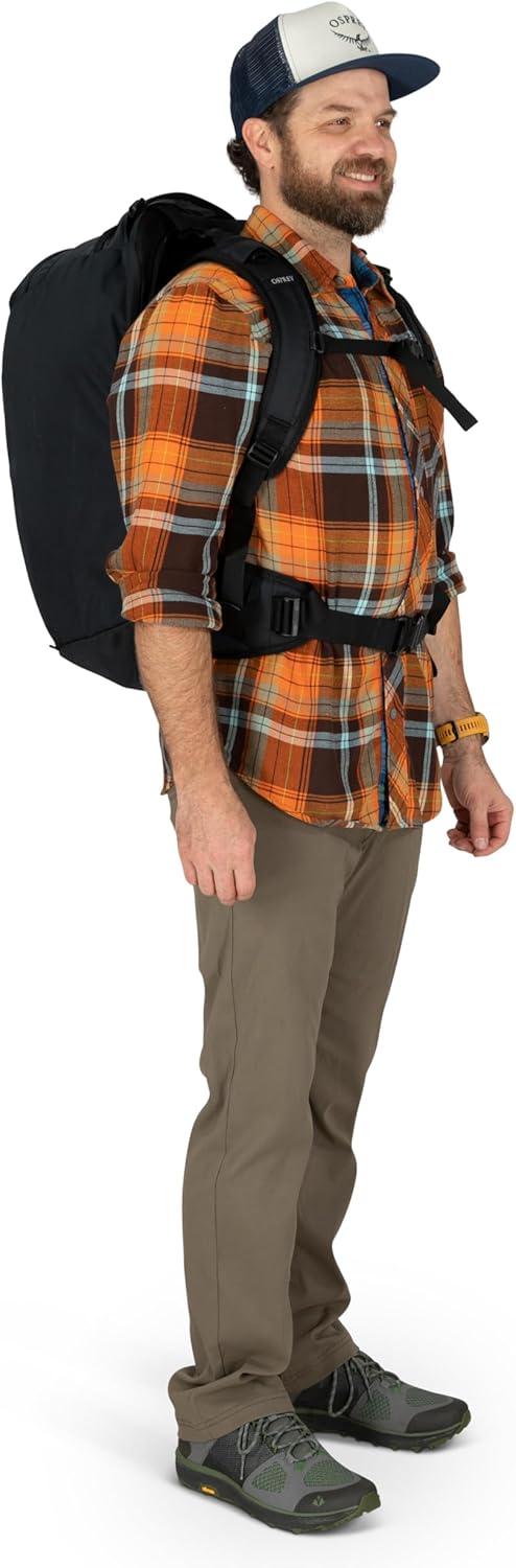 imageOsprey Farpoint 55L Mens Travel Backpack Gopher GreenBlack