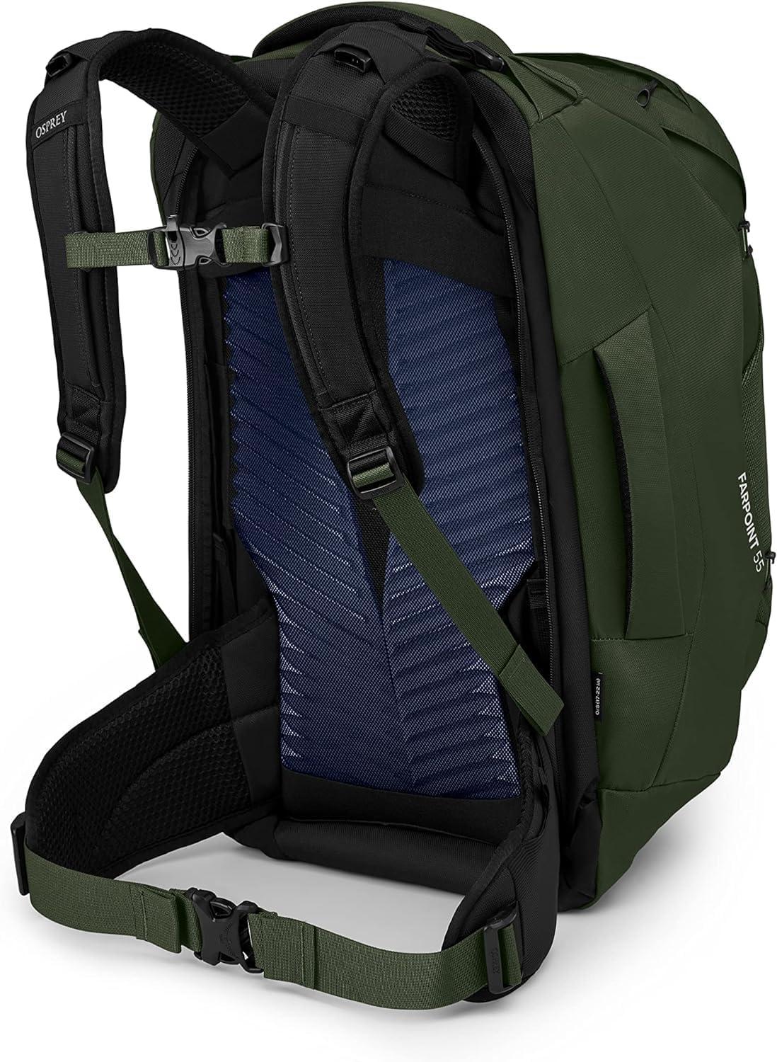 imageOsprey Farpoint 55L Mens Travel Backpack Gopher GreenGopher Green