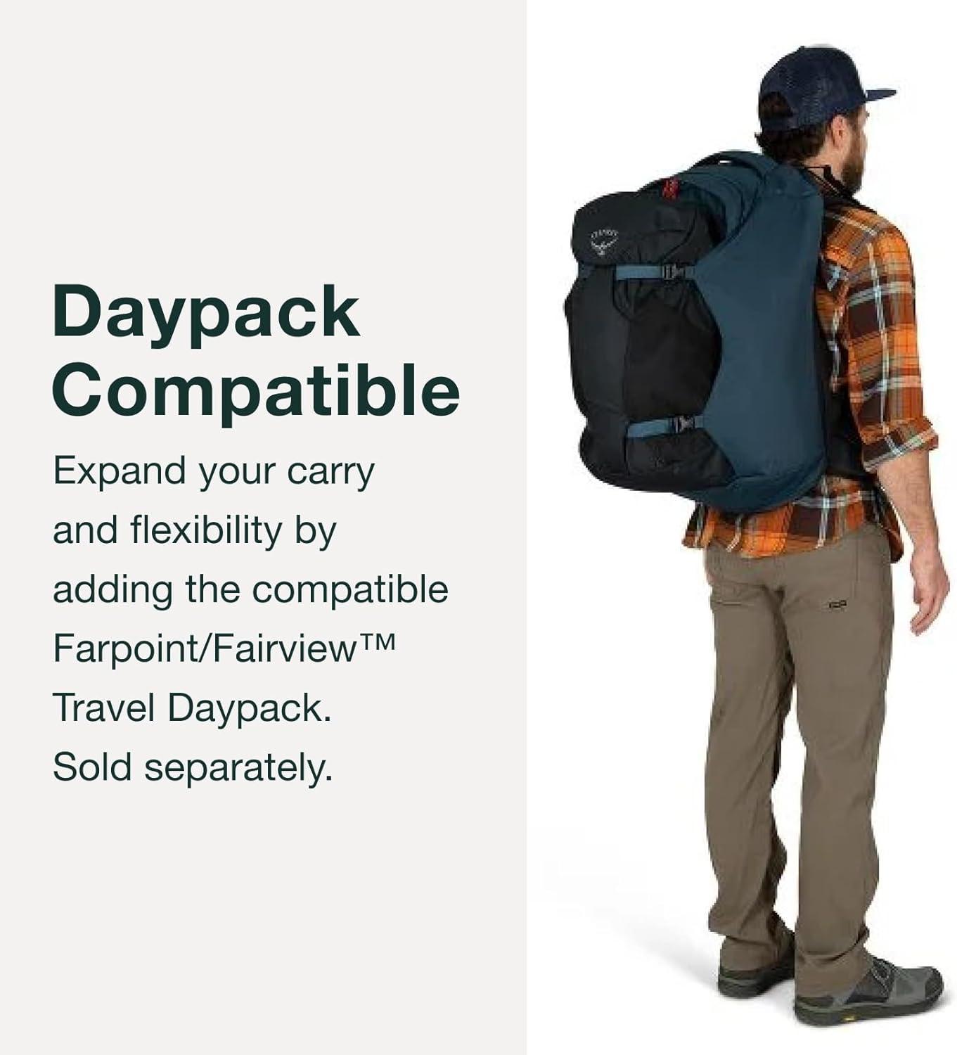 imageOsprey Farpoint 55L Mens Travel Backpack Gopher GreenGopher Green