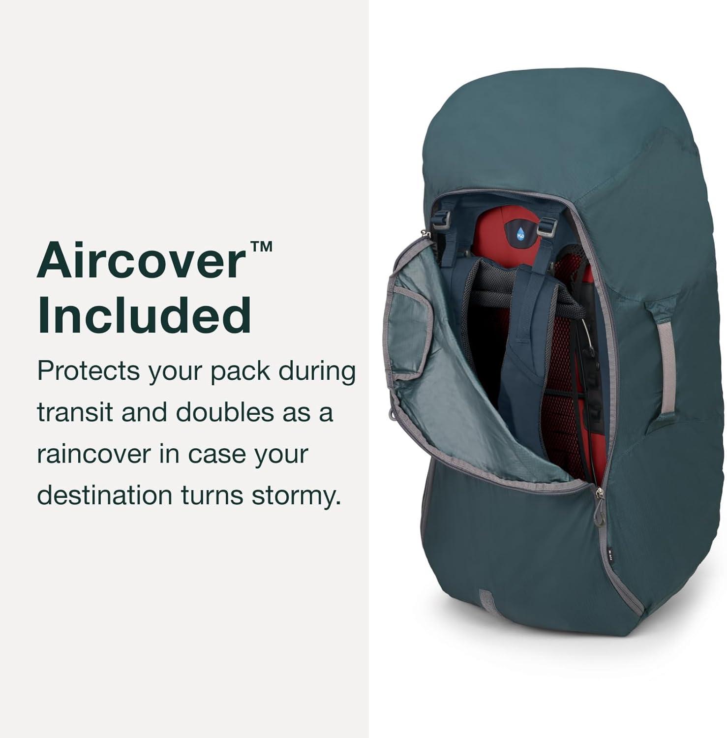 imageOsprey Farpoint Trek 55L Mens Travel Backpack Muted Space BlueMuted Space Blue