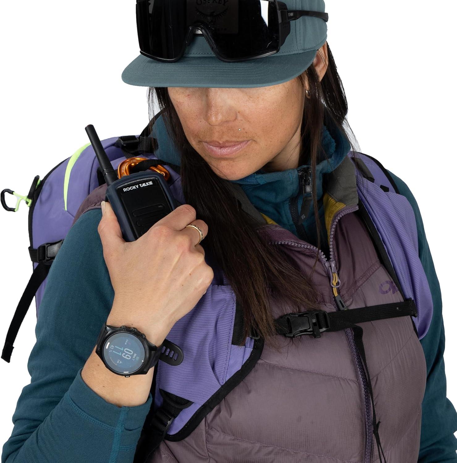 imageOsprey Firn 18L Ski and Snowboard Backpack Lightweight Touring Backpack Euphoria Purple MediumLargeTundra Green