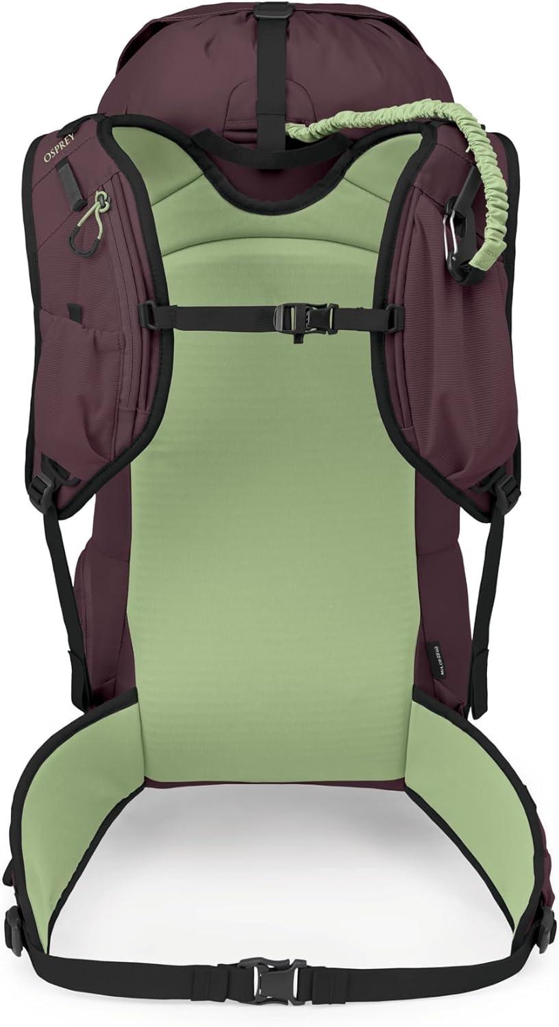 imageOsprey Firn 28L Ski and Snowboard Backpack Lightweight Touring Backpack Tundra Green MediumLargeElderberry PurplePeppermint Green