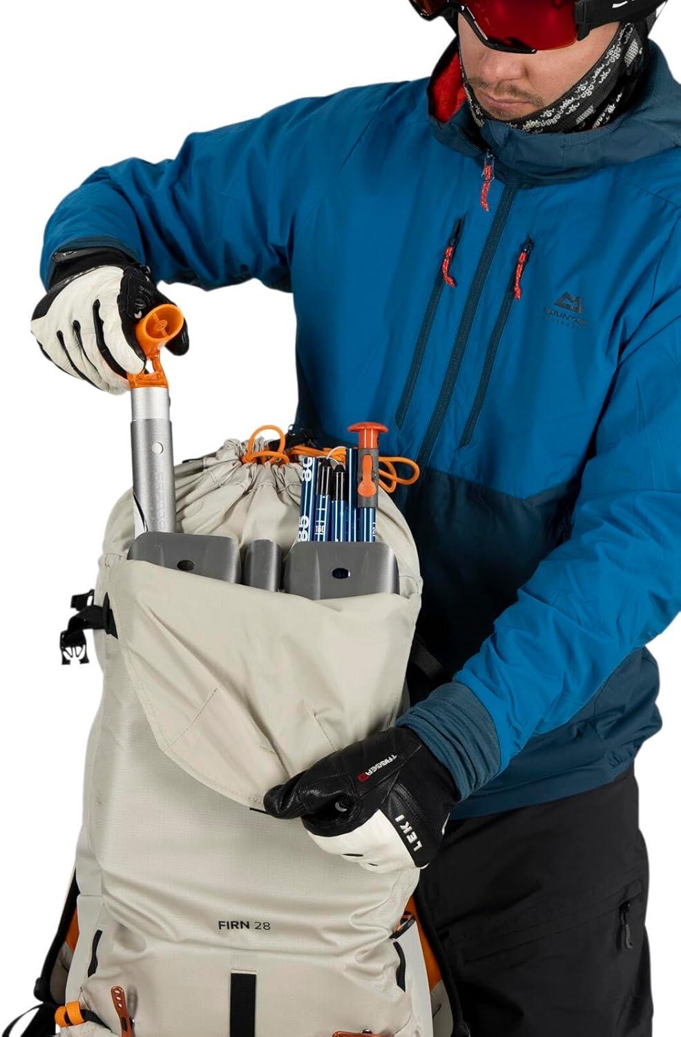 imageOsprey Firn 28L Ski and Snowboard Backpack Lightweight Touring Backpack Tundra Green MediumLargeElderberry PurplePeppermint Green