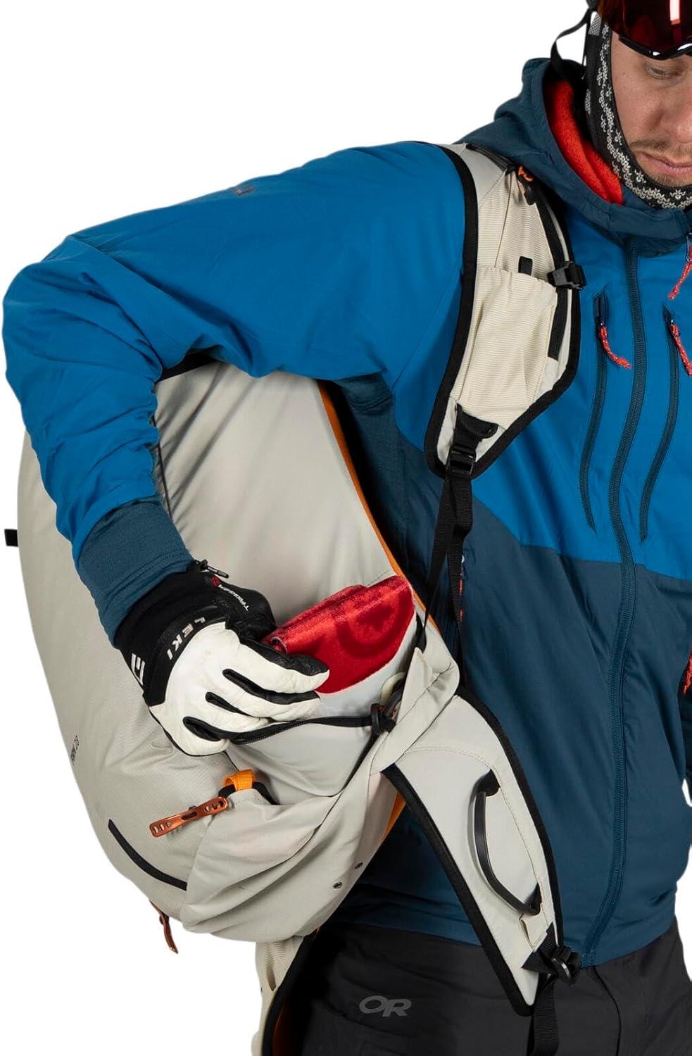 imageOsprey Firn 28L Ski and Snowboard Backpack Lightweight Touring Backpack Tundra Green MediumLargeElderberry PurplePeppermint Green