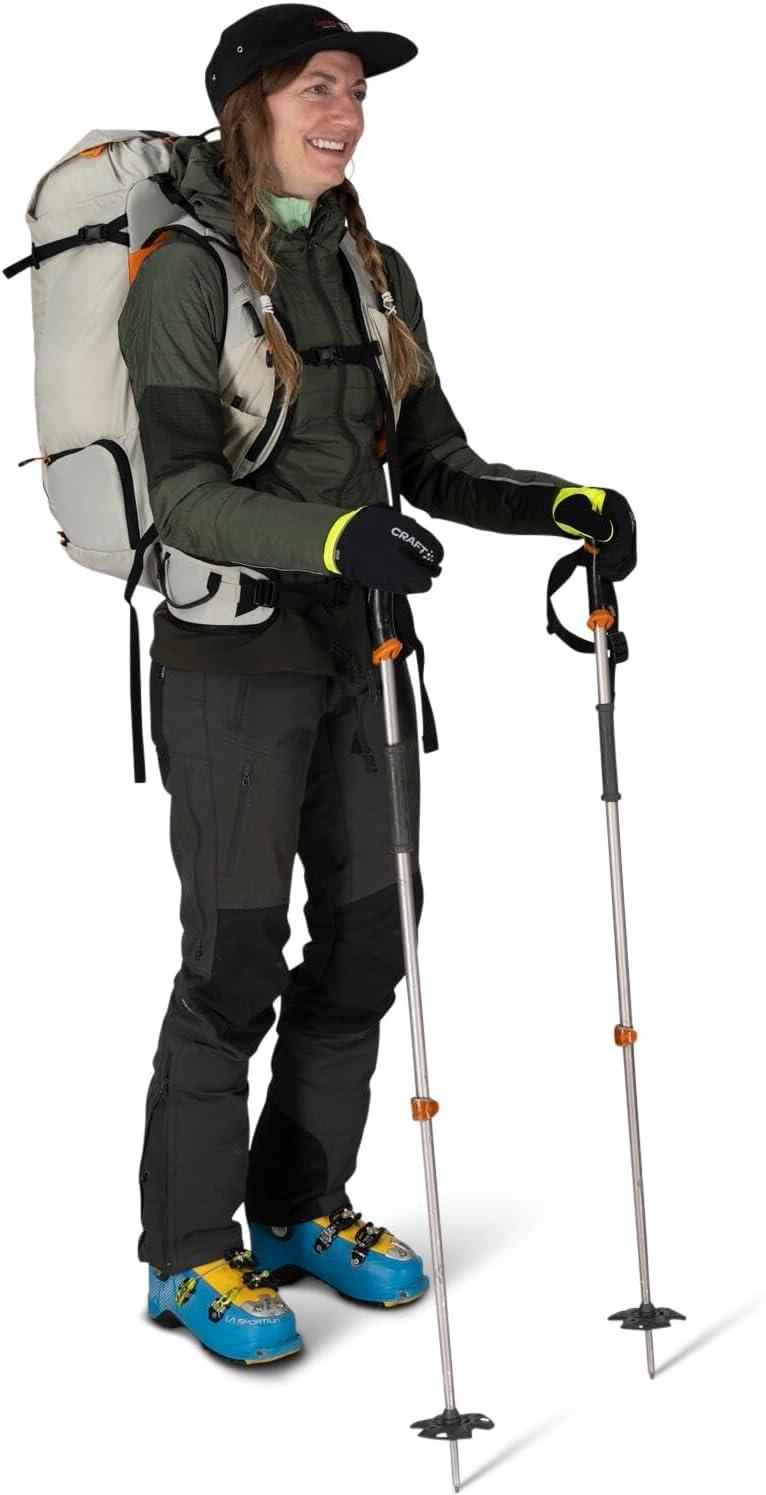 imageOsprey Firn 28L Ski and Snowboard Backpack Lightweight Touring Backpack Tundra Green MediumLargeElderberry PurplePeppermint Green