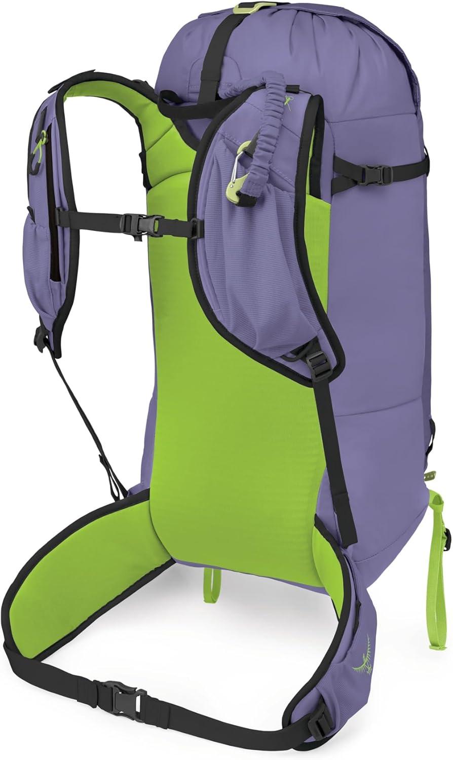 imageOsprey Firn 28L Ski and Snowboard Backpack Lightweight Touring Backpack Tundra Green MediumLargeEuphoria Purple