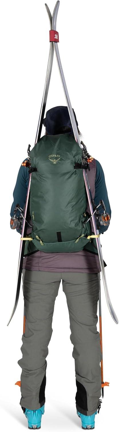 imageOsprey Firn 28L Ski and Snowboard Backpack Lightweight Touring Backpack Tundra Green MediumLargeEuphoria Purple