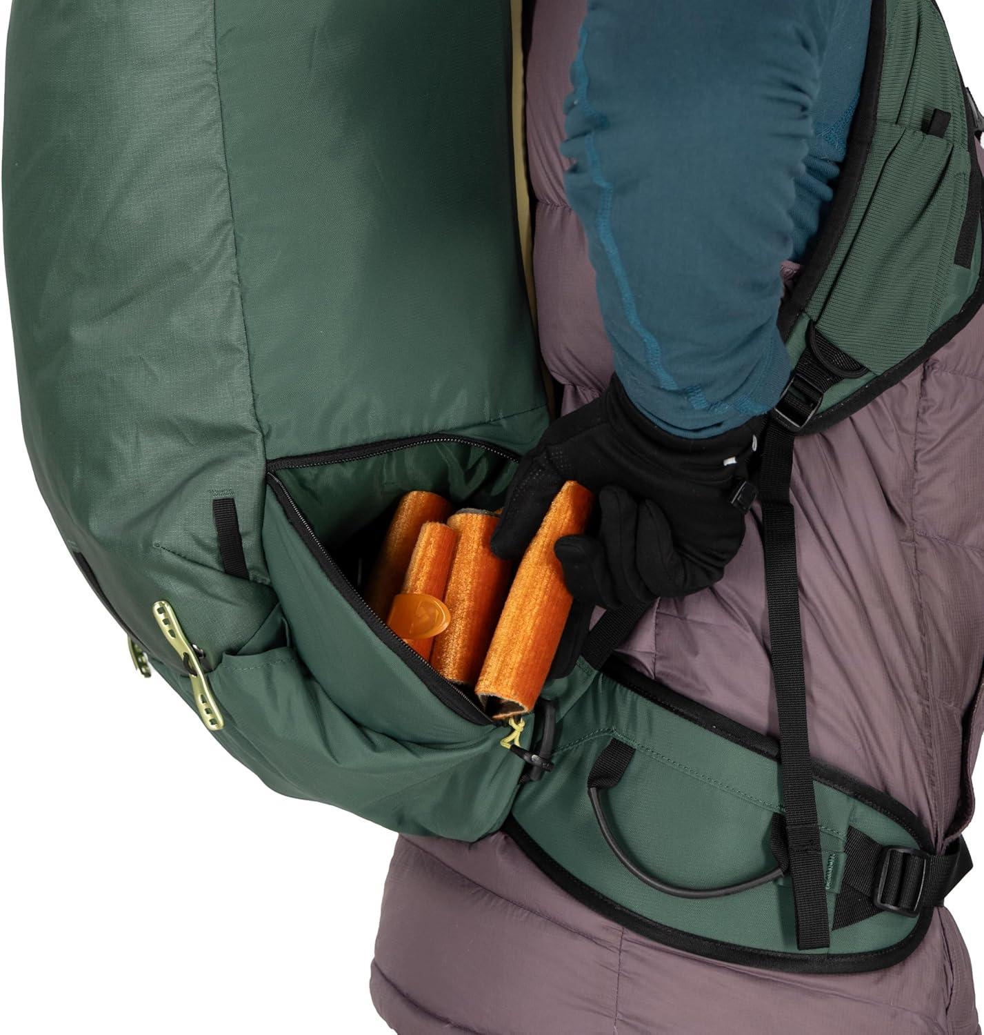 imageOsprey Firn 28L Ski and Snowboard Backpack Lightweight Touring Backpack Tundra Green MediumLargeEuphoria Purple