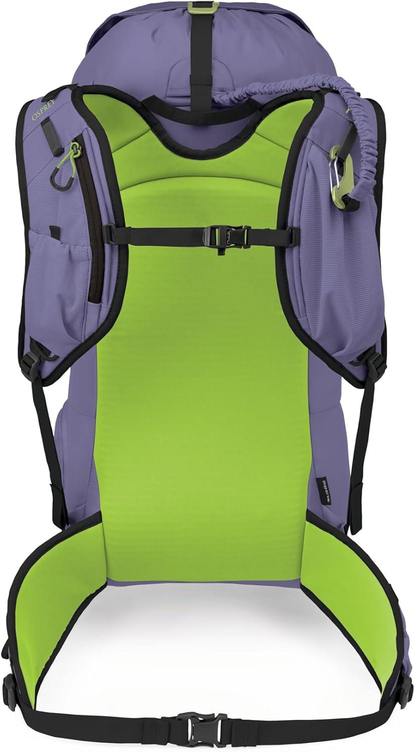 imageOsprey Firn 28L Ski and Snowboard Backpack Lightweight Touring Backpack Tundra Green MediumLargeEuphoria Purple