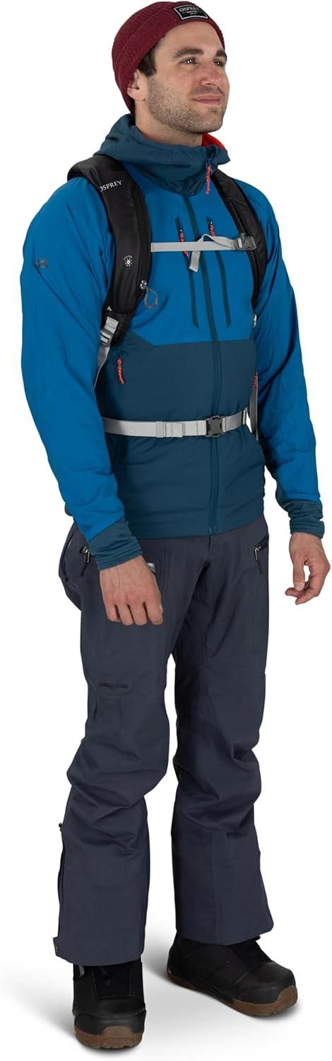 imageOsprey Glade Ski and Snowboard Hydration Backpack ColdWeather Winter 25L Water Reservoir and Insulated HarnessBlack