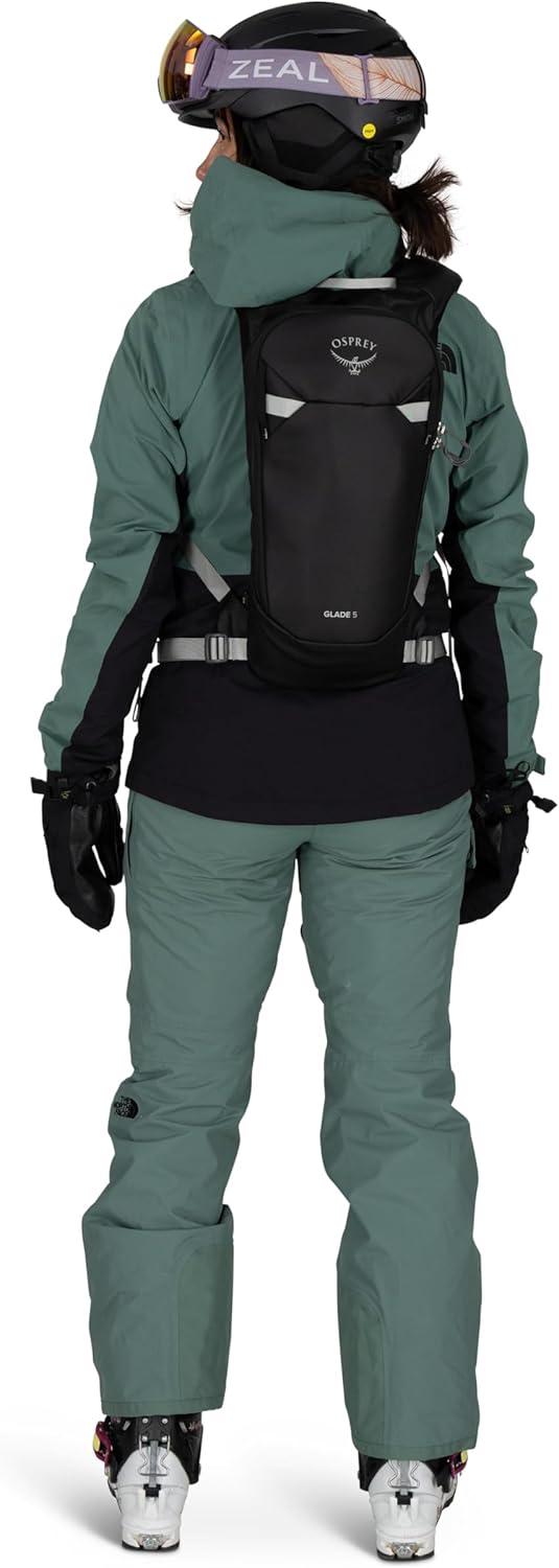 imageOsprey Glade Ski and Snowboard Hydration Backpack ColdWeather Winter 25L Water Reservoir and Insulated HarnessBlack