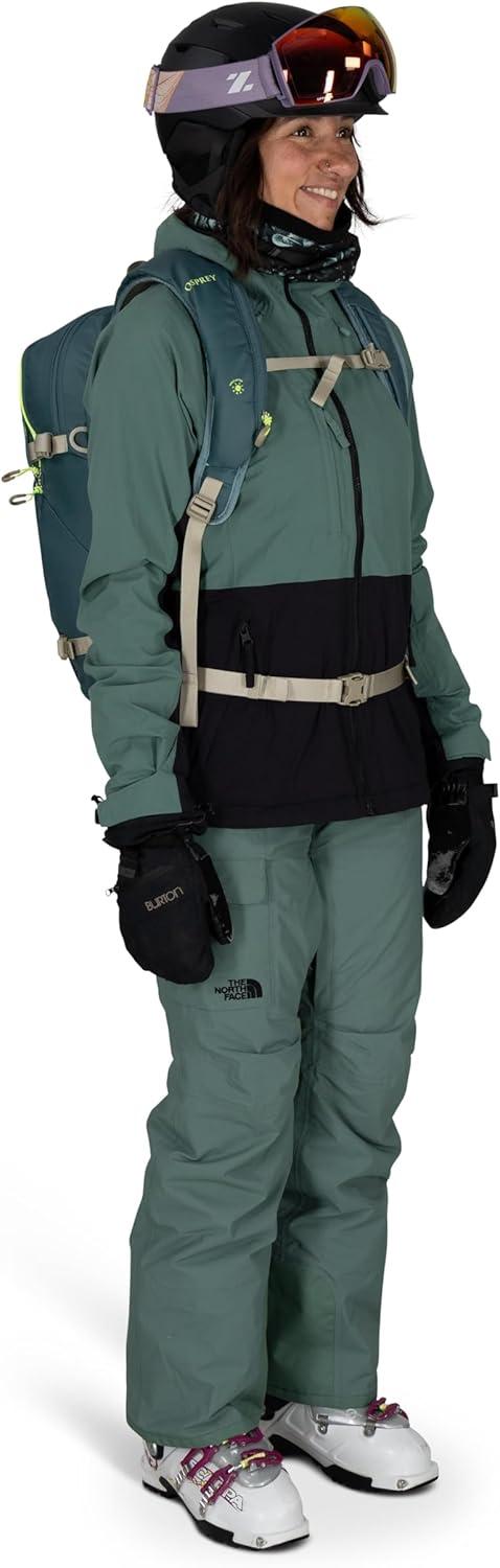 imageOsprey Glade Ski and Snowboard Hydration Backpack ColdWeather Winter 25L Water Reservoir and Insulated HarnessCascade Blue