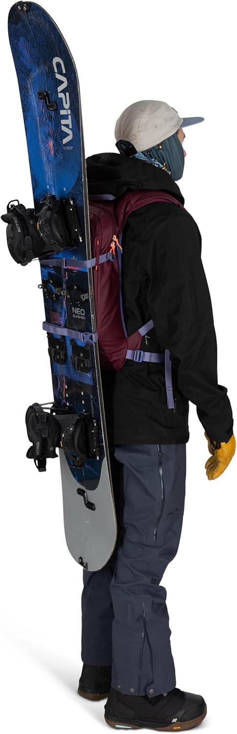 imageOsprey Glade Ski and Snowboard Hydration Backpack ColdWeather Winter 25L Water Reservoir and Insulated HarnessCascade Blue