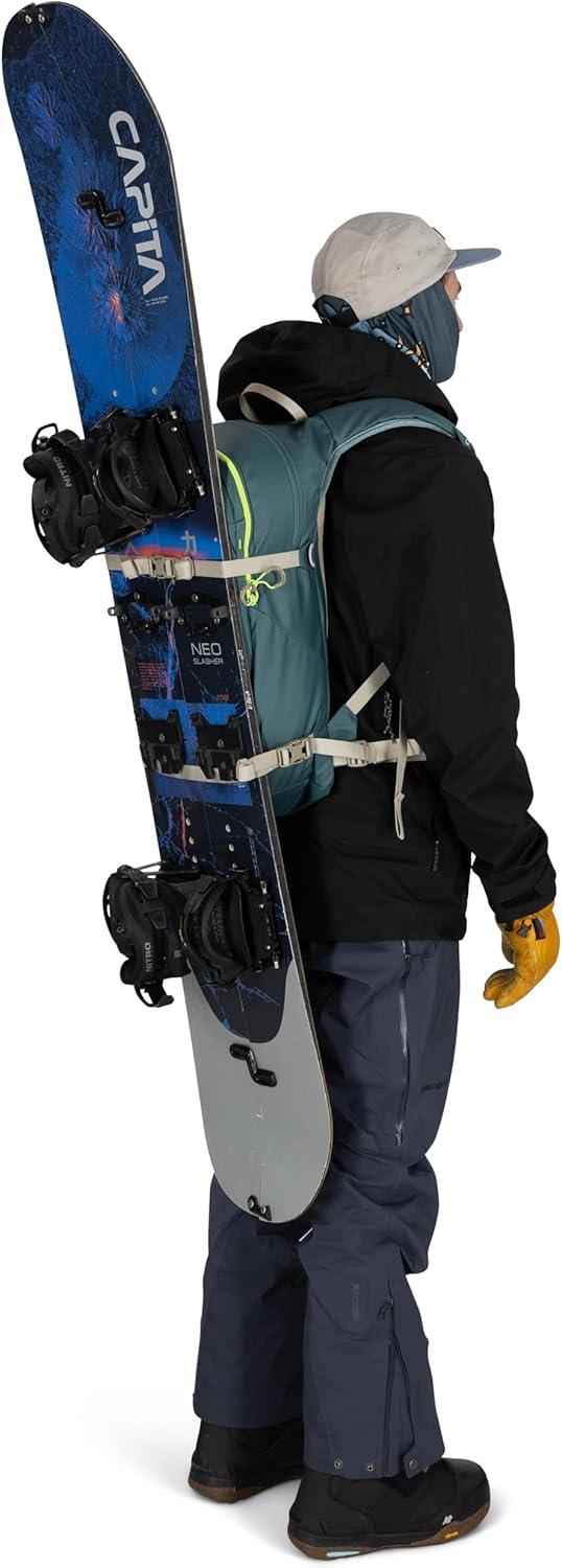 imageOsprey Glade Ski and Snowboard Hydration Backpack ColdWeather Winter 25L Water Reservoir and Insulated HarnessCascade Blue