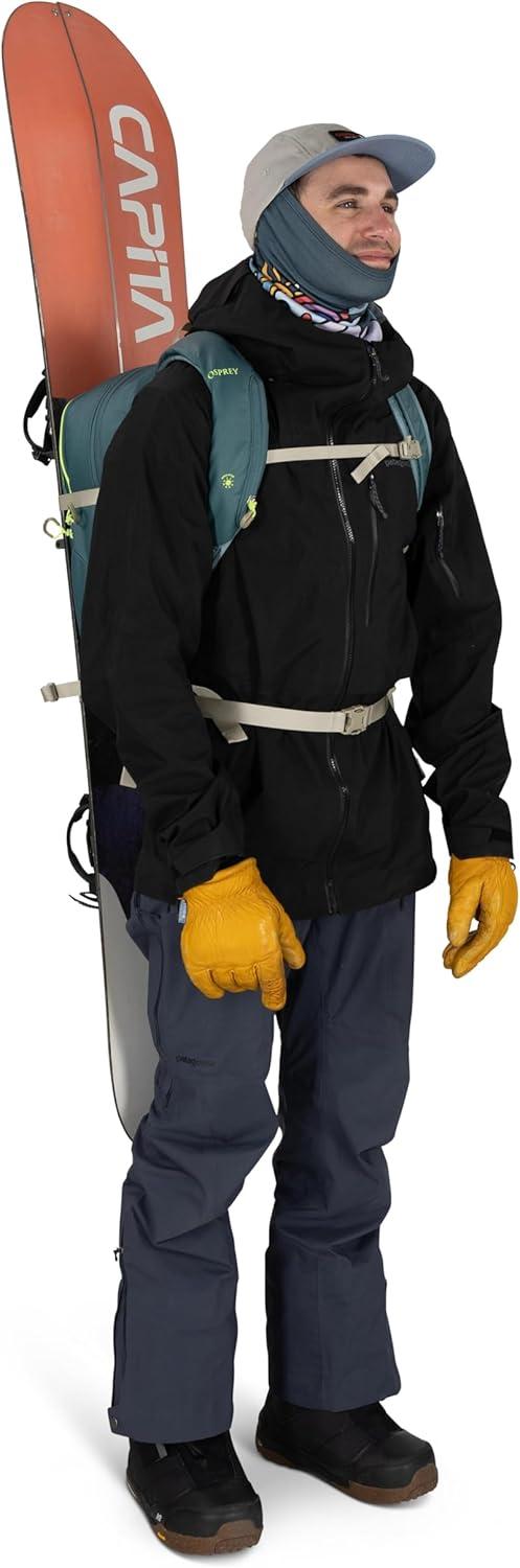 imageOsprey Glade Ski and Snowboard Hydration Backpack ColdWeather Winter 25L Water Reservoir and Insulated HarnessCascade Blue