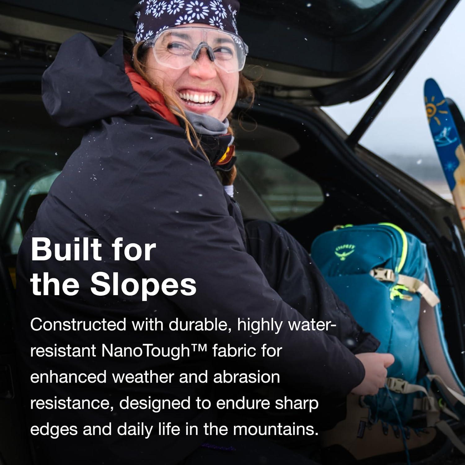 imageOsprey Glade Ski and Snowboard Hydration Backpack ColdWeather Winter 25L Water Reservoir and Insulated HarnessMoody Burgundy