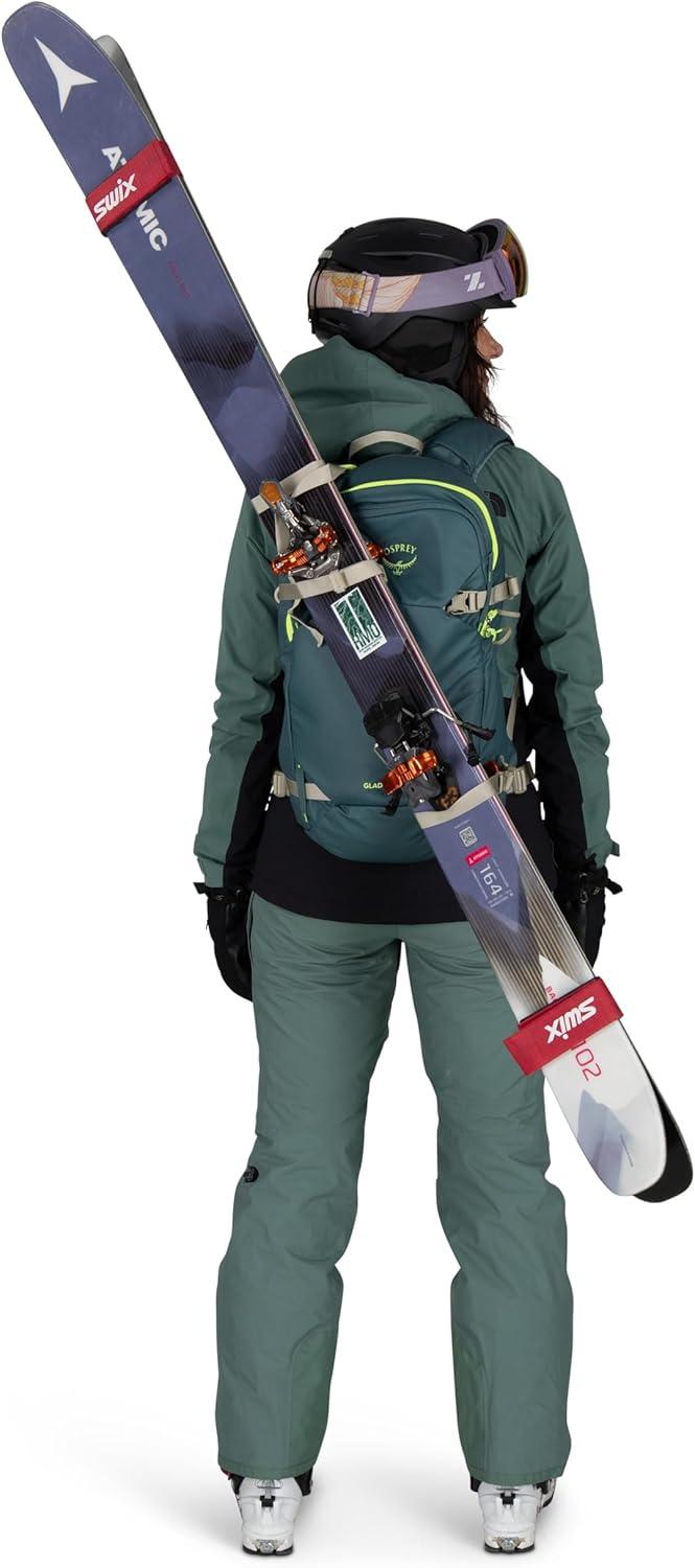 imageOsprey Glade Ski and Snowboard Hydration Backpack ColdWeather Winter 25L Water Reservoir and Insulated HarnessMoody Burgundy