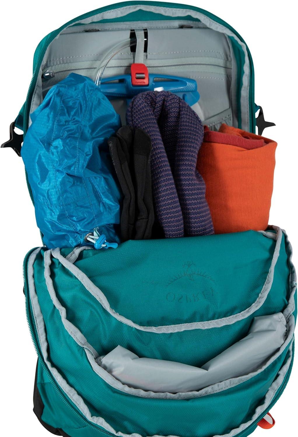 imageOsprey Hikelite 18L Unisex Hiking Backpack Escapade GreenAtlas Blue