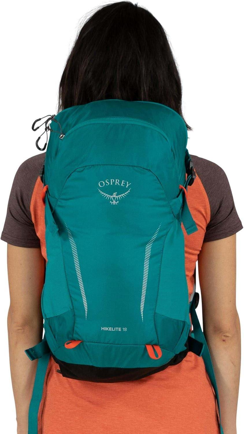 imageOsprey Hikelite 18L Unisex Hiking Backpack Escapade GreenAtlas Blue