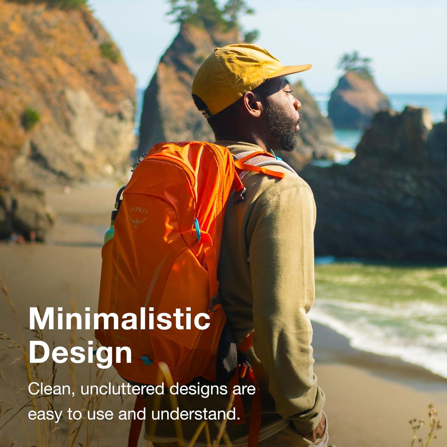 imageOsprey Hikelite 18L Unisex Hiking Backpack Escapade GreenBlack