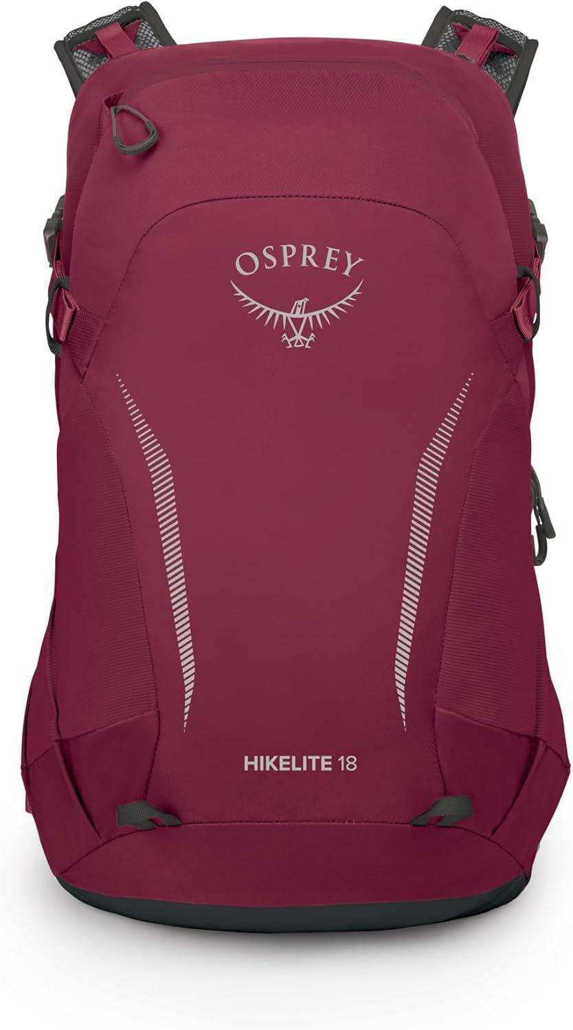 imageOsprey Hikelite 18L Unisex Hiking Backpack Escapade GreenChameleonBlack