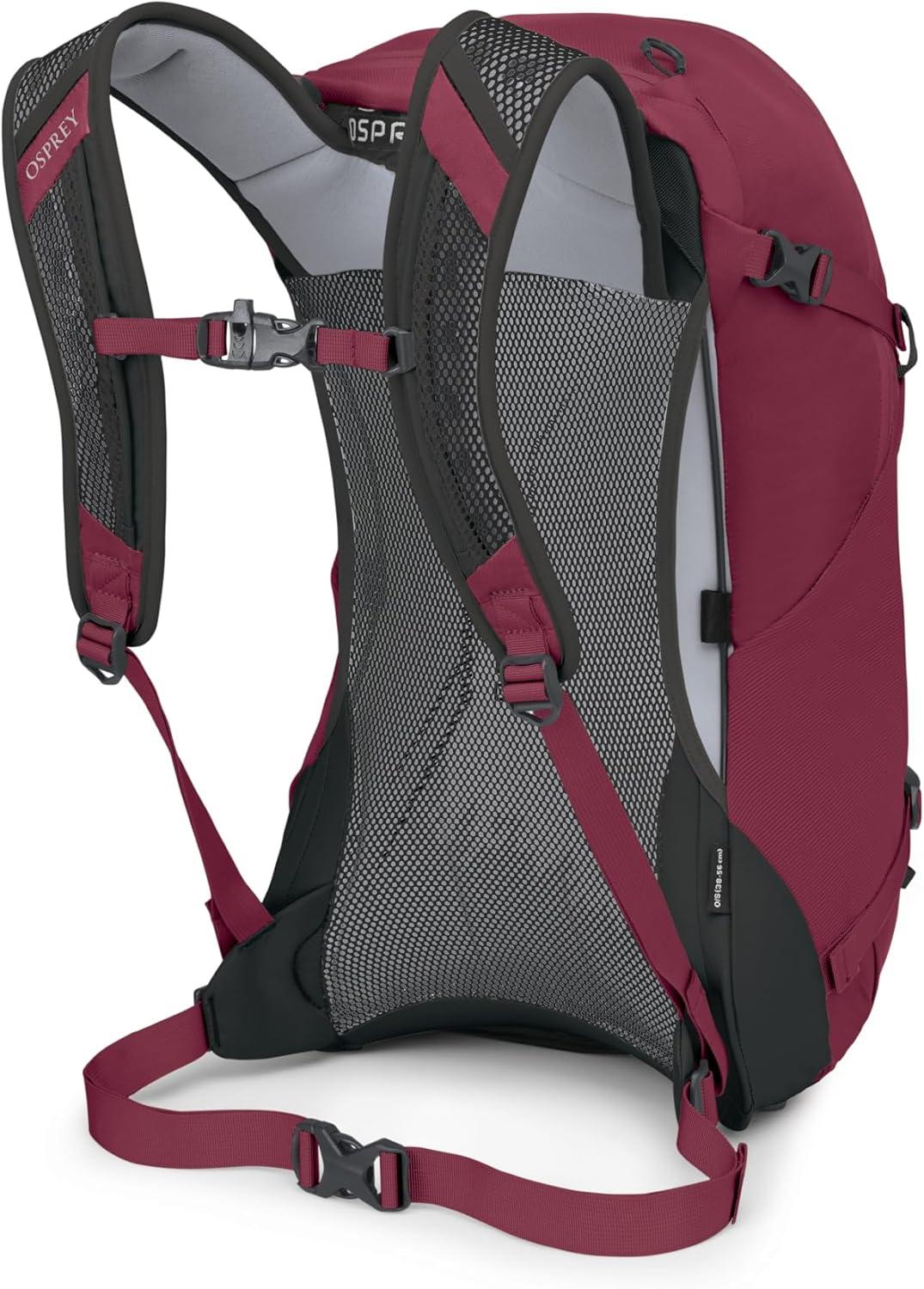 imageOsprey Hikelite 26L Hiking Backpack for Men and Women Lightweight Daypack with Breathable Backpanel and Raincover Ideal for Day Hikes Travel and Everyday Use in Any Weather BlackChameleonBlack