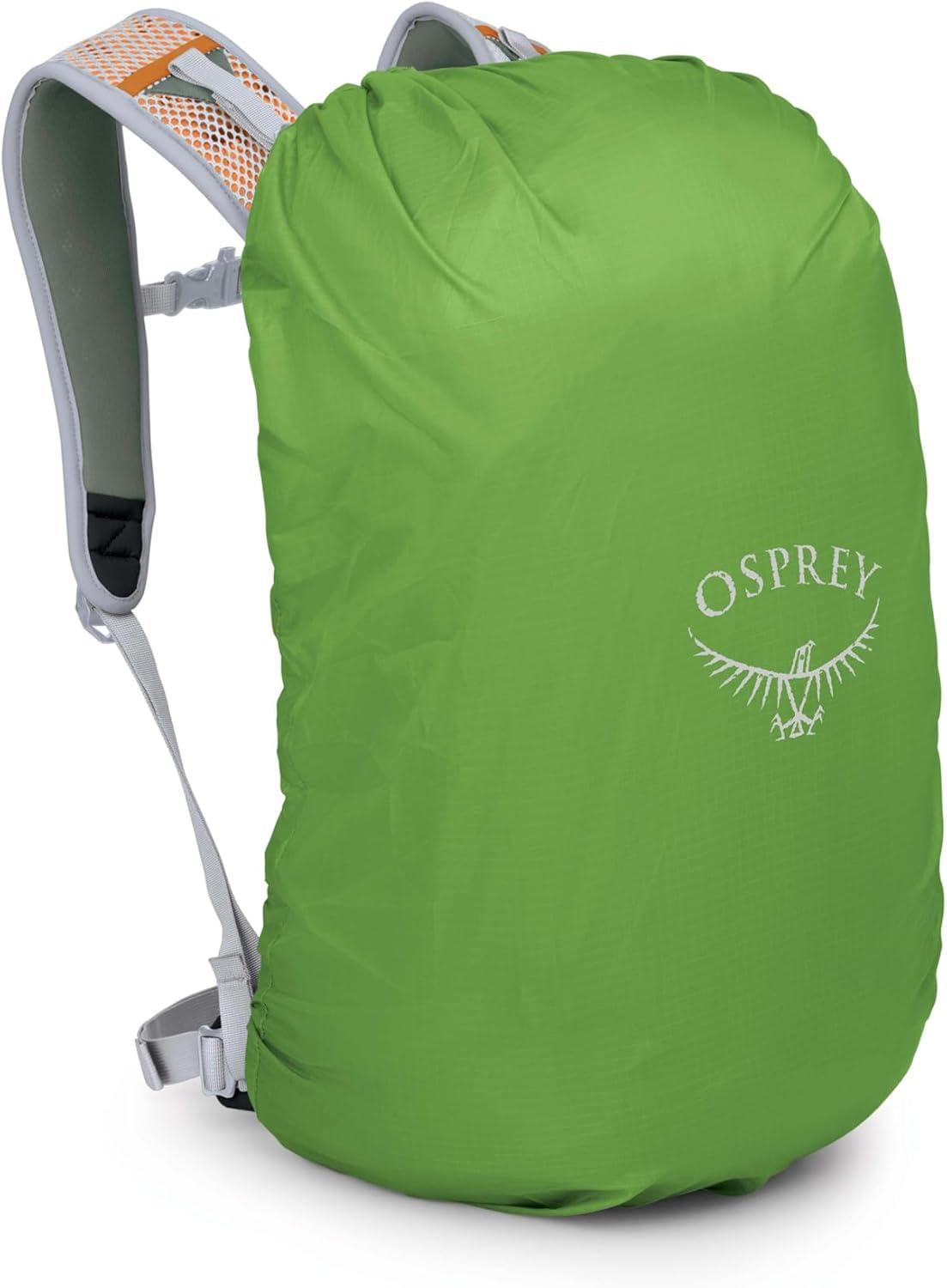 imageOsprey Hikelite 26L Hiking Backpack for Men and Women Lightweight Daypack with Breathable Backpanel and Raincover Ideal for Day Hikes Travel and Everyday Use in Any Weather BlackPine Leaf Green