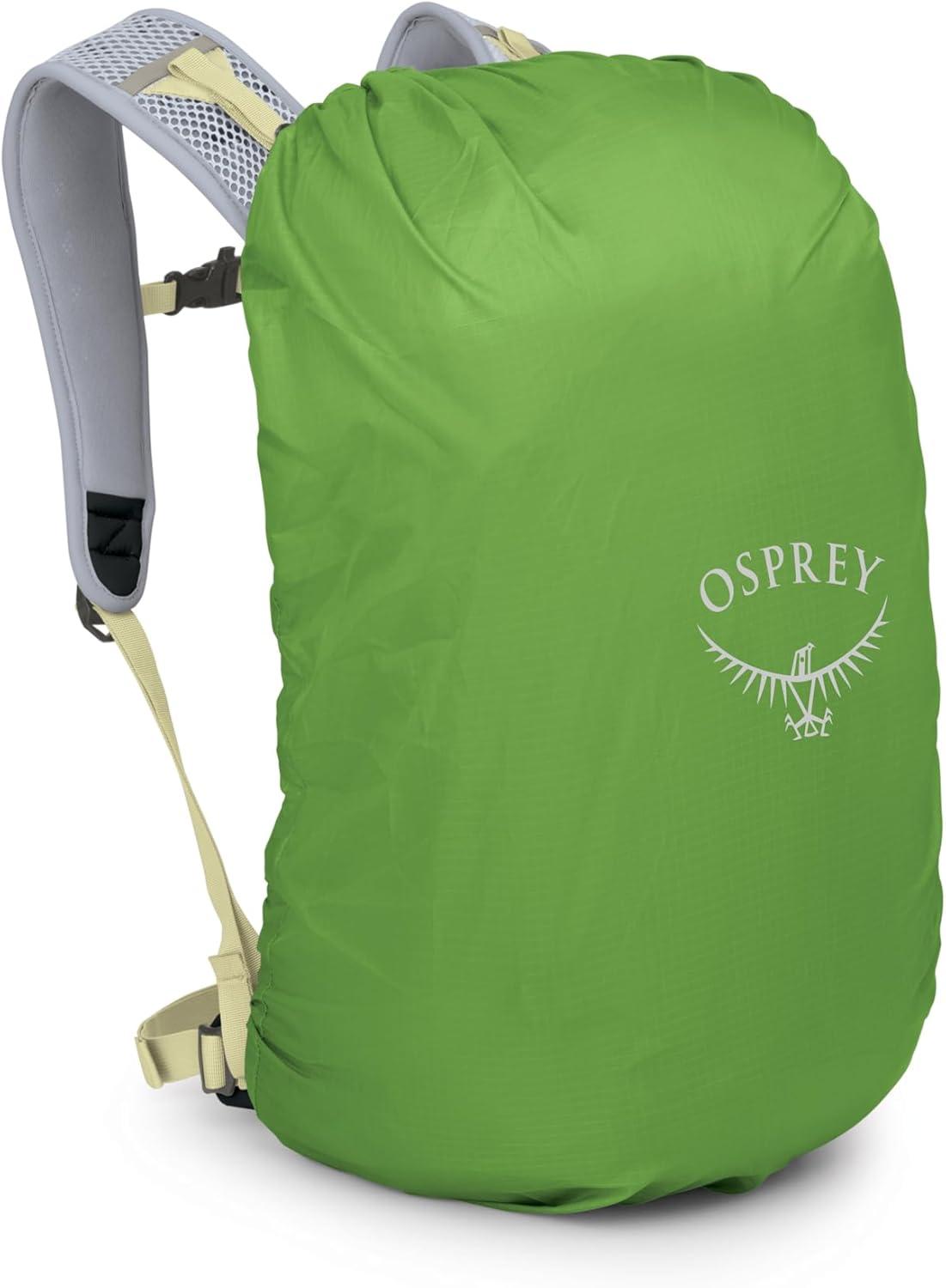 imageOsprey Hikelite 26L Hiking Backpack for Men and Women Lightweight Daypack with Breathable Backpanel and Raincover Ideal for Day Hikes Travel and Everyday Use in Any Weather BlackStardust YellowGray Wolf