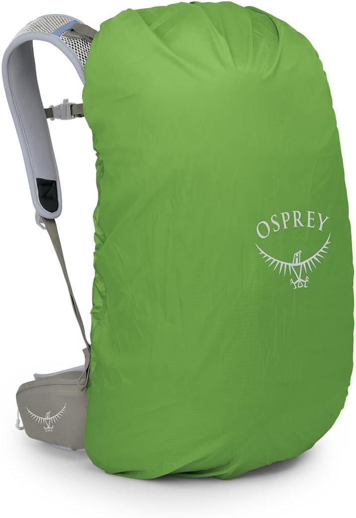 imageOsprey Hikelite 28L Lightweight Hiking Backpack Durable Travel Daypack with Rain Cover for Men and Women Atlas Blue MLTan Concrete