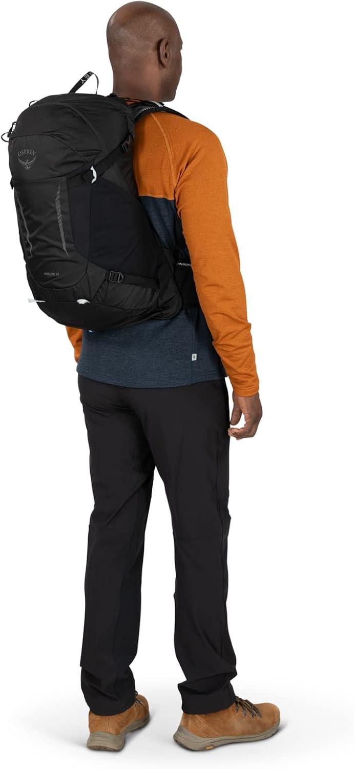 imageOsprey Hikelite 28L Lightweight Hiking Backpack Durable Travel Daypack with Rain Cover for Men and Women Atlas Blue MLTan Concrete