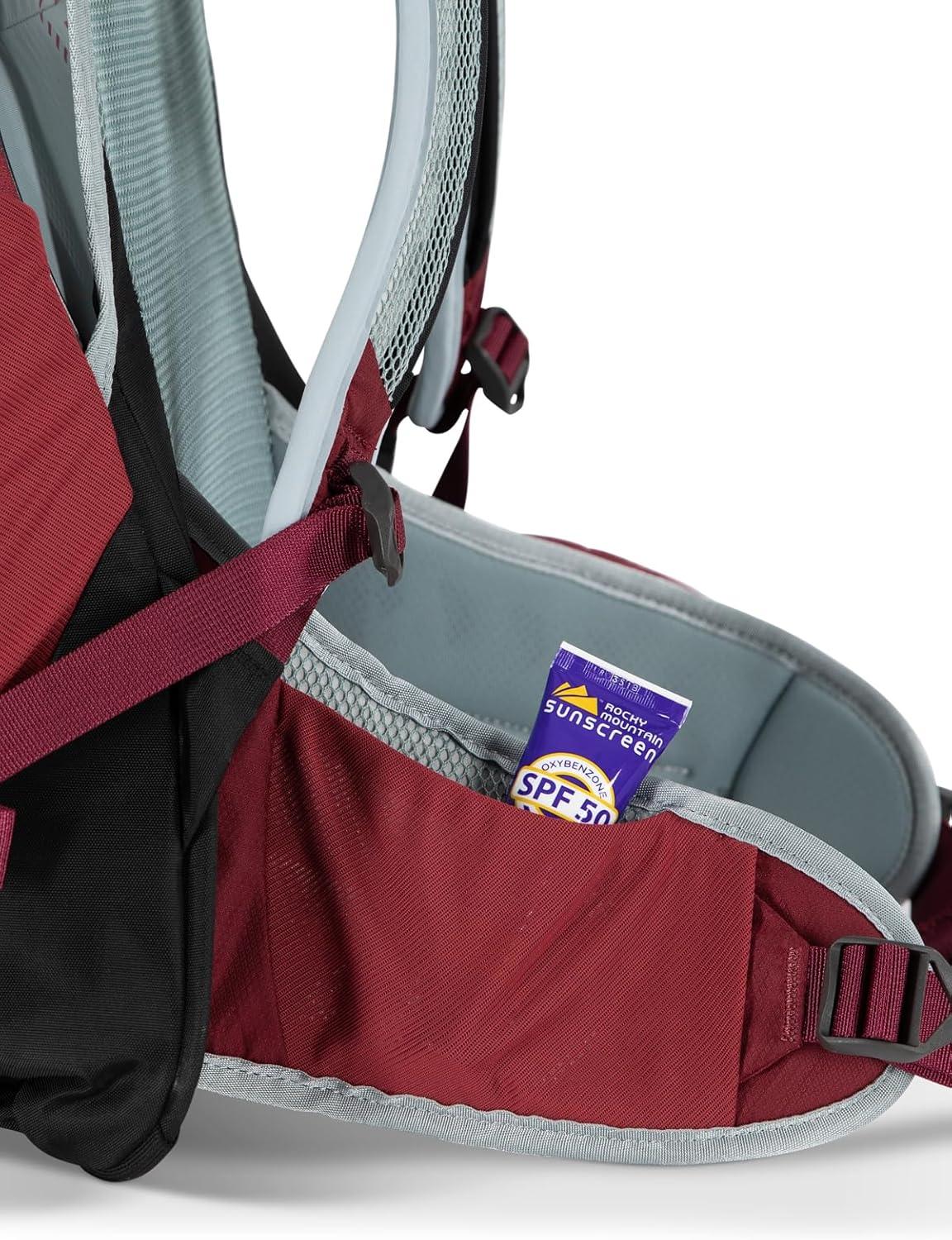 imageOsprey Hikelite 28L Lightweight Hiking Backpack Durable Travel Daypack with Rain Cover for Men and Women Atlas Blue MLTan Concrete