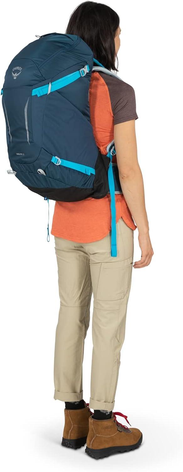 imageOsprey Hikelite 32L Lightweight Hiking Backpack Durable Travel Daypack with Rain Cover for Men and Women ChameleonBlack MLTan Concrete