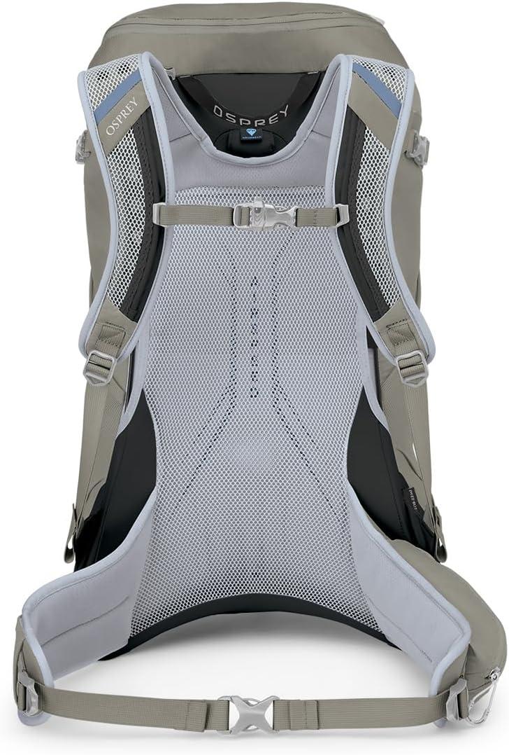 imageOsprey Hikelite 32L Lightweight Hiking Backpack Durable Travel Daypack with Rain Cover for Men and Women ChameleonBlack MLTan Concrete