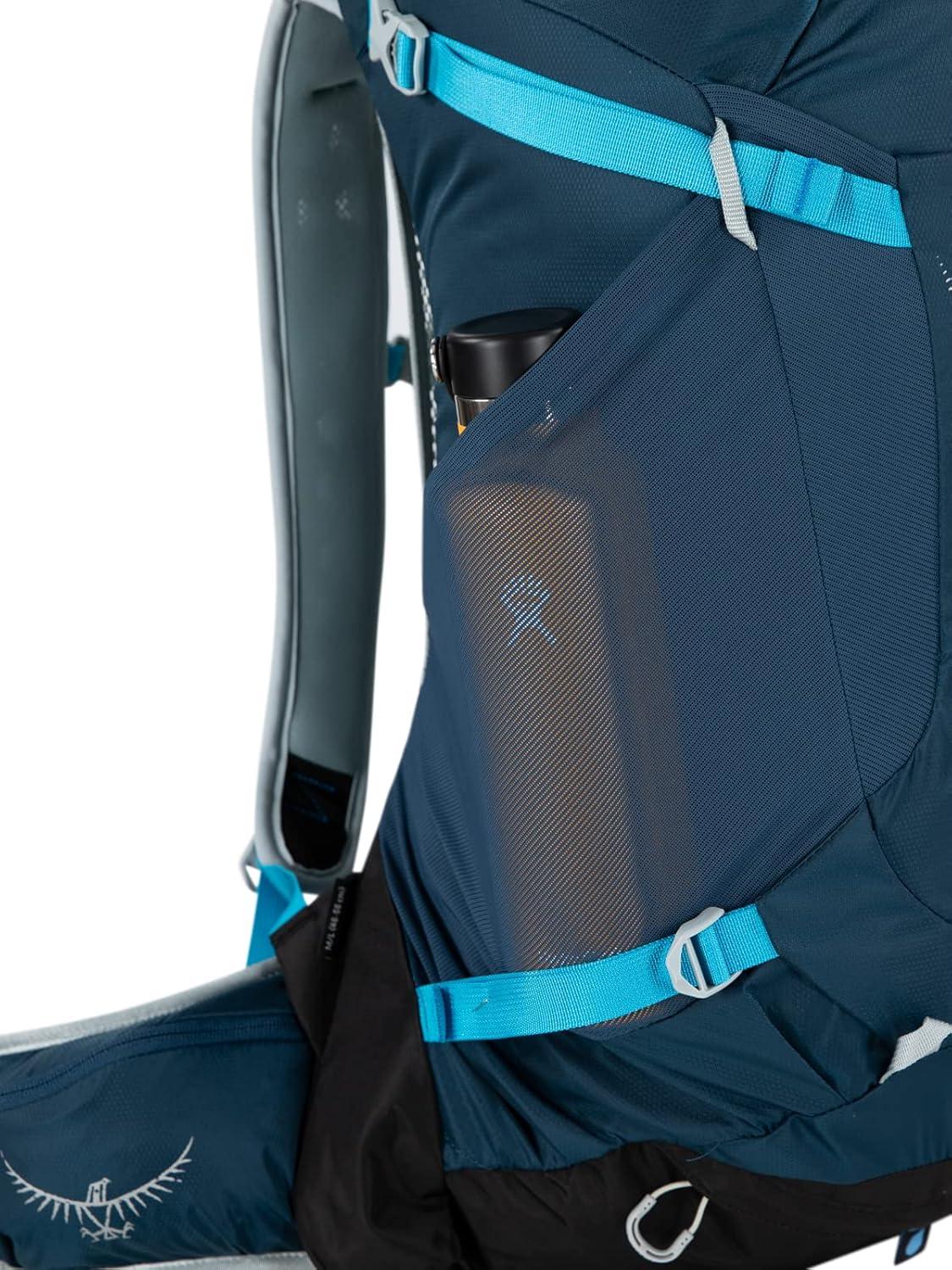 imageOsprey Hikelite 32L Lightweight Hiking Backpack Durable Travel Daypack with Rain Cover for Men and Women ChameleonBlack MLTan Concrete