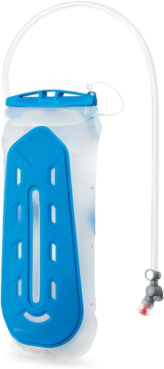 imageOsprey Hydraulics Backpack Water Reservoir with Bite Valve BPAFree Leakproof Hydration Bladder with QuickConnect and SlideSeal Compatible with Most Hiking and Biking Packs Clear2L