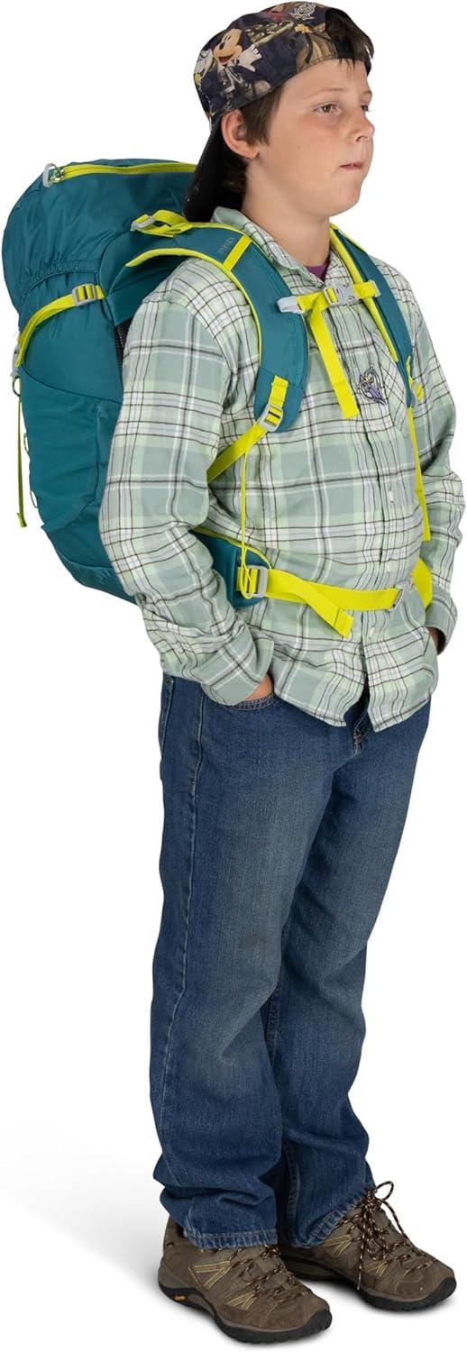 imageOsprey Jet 18L Kids Hiking Backpack Blue SpikemossBlue Spikemoss