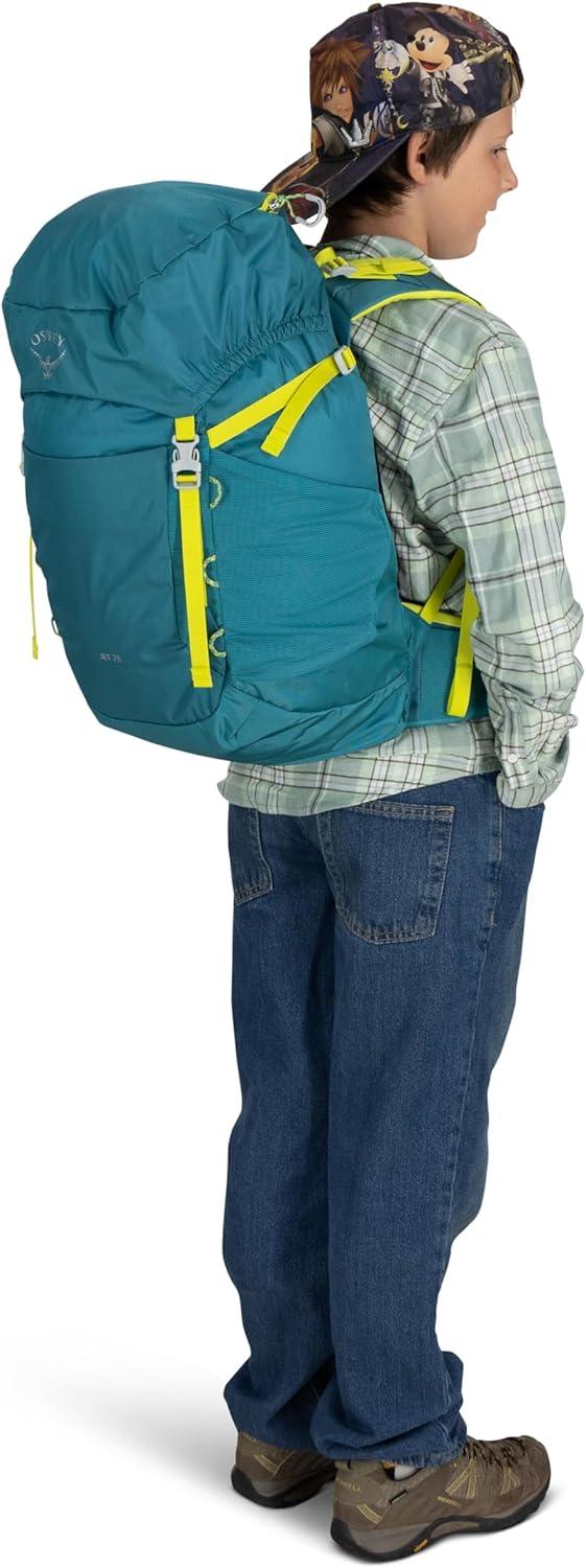 imageOsprey Jet 18L Kids Hiking Backpack Blue SpikemossBlue Spikemoss