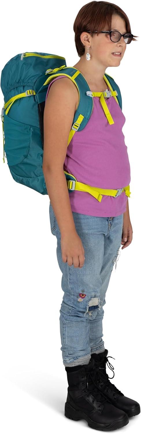 imageOsprey Jet 18L Kids Hiking Backpack Blue SpikemossBlue Spikemoss