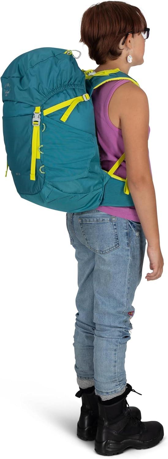 imageOsprey Jet 18L Kids Hiking Backpack Blue SpikemossBlue Spikemoss