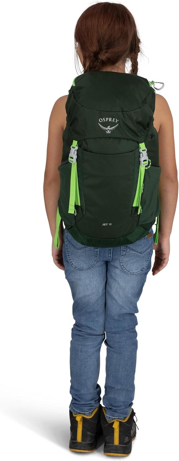 imageOsprey Jet 18L Kids Hiking Backpack Blue SpikemossEuphoria Purple