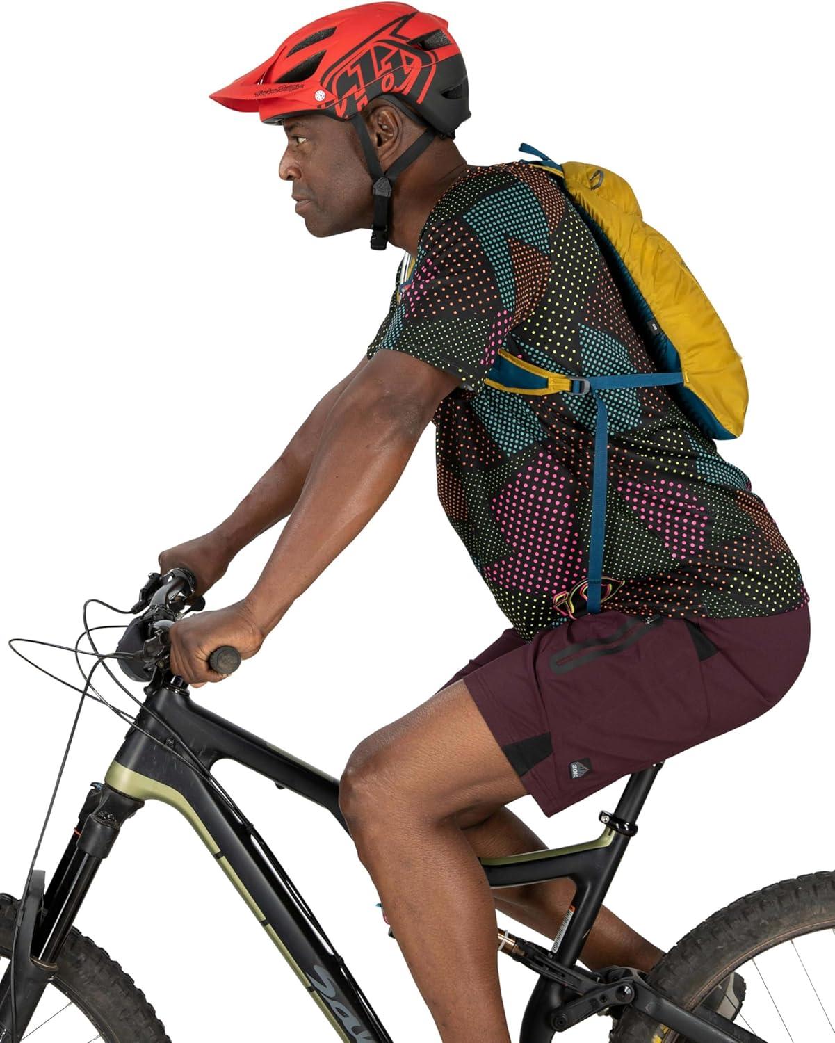 imageOsprey Katari 15L Mens Biking Backpack with Hydraulics Reservoir Green CreekBlack