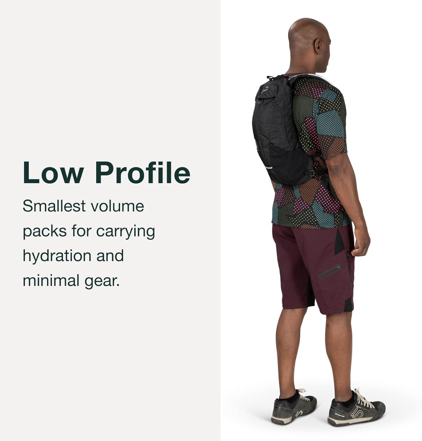 imageOsprey Katari 15L Mens Biking Backpack with Hydraulics Reservoir Green CreekBlack