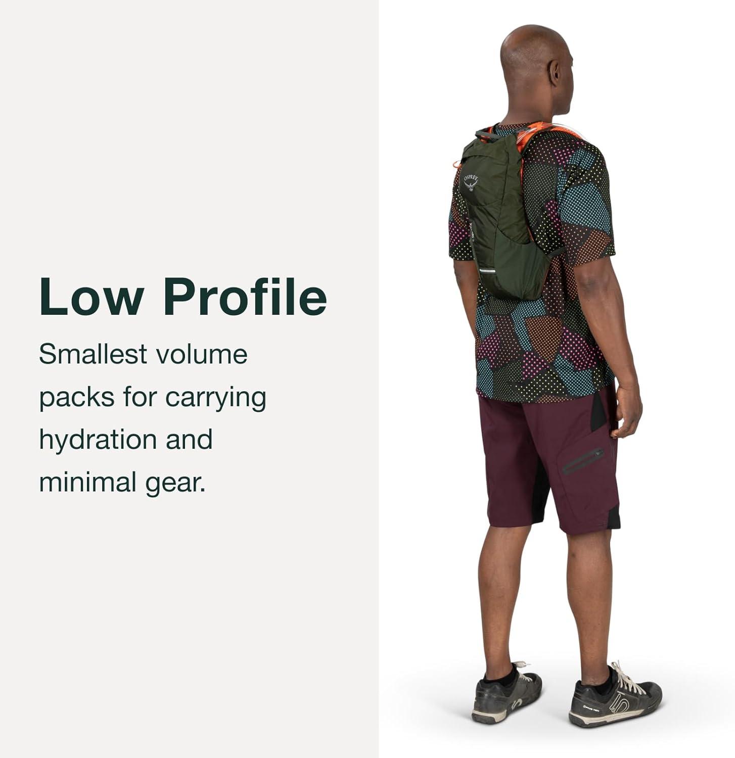 imageOsprey Katari 15L Mens Biking Backpack with Hydraulics Reservoir Green CreekBlack