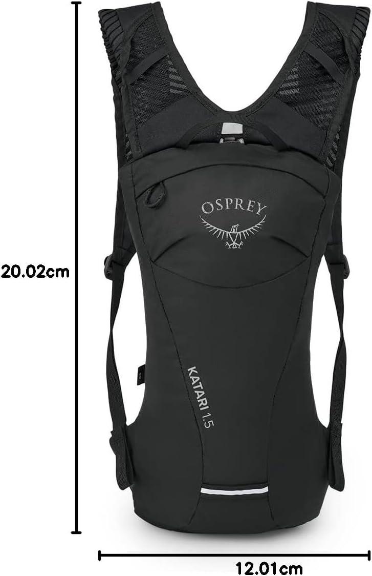 imageOsprey Katari 15L Mens Biking Backpack with Hydraulics Reservoir Green CreekBlack