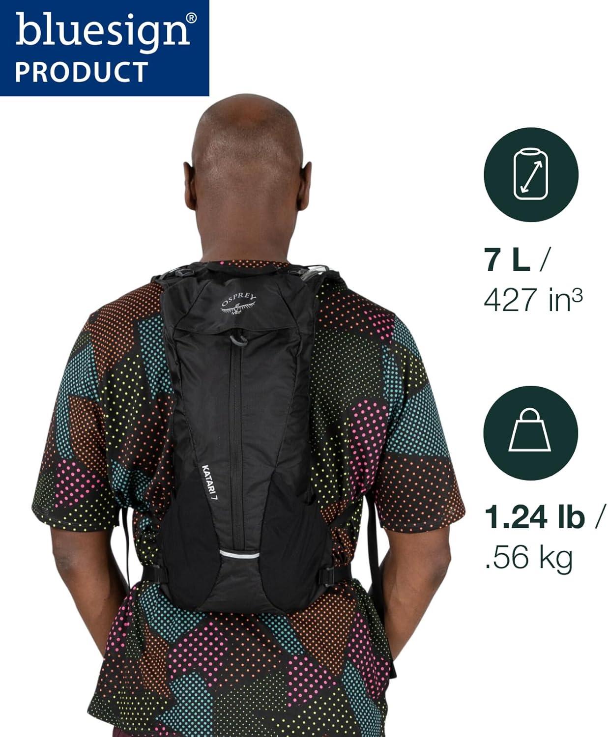 imageOsprey Katari 15L Mens Biking Backpack with Hydraulics Reservoir Green CreekGreen Creek