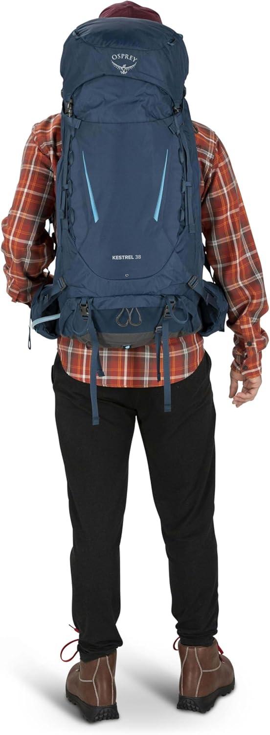 imageOsprey Kestrel 38L Mens Backpacking Backpack Atlas Blue LXLAtlas Blue