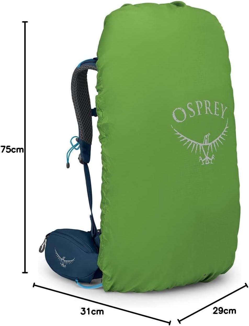 imageOsprey Kestrel 38L Mens Backpacking Backpack Atlas Blue LXLAtlas Blue