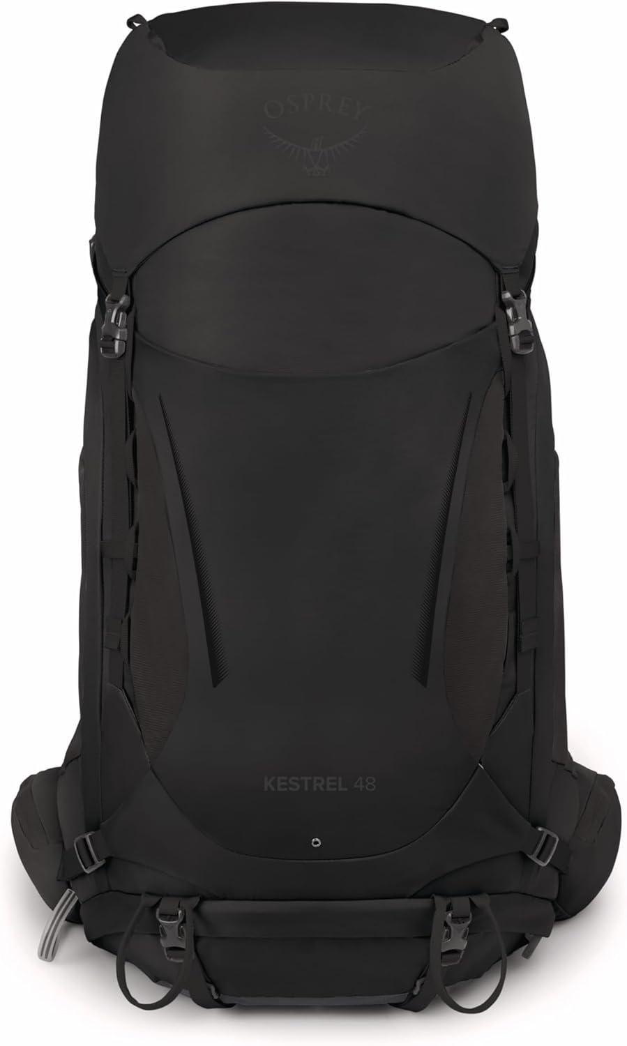 imageOsprey Kestrel 48L Mens Backpacking Backpack Atlas Blue SMBlack